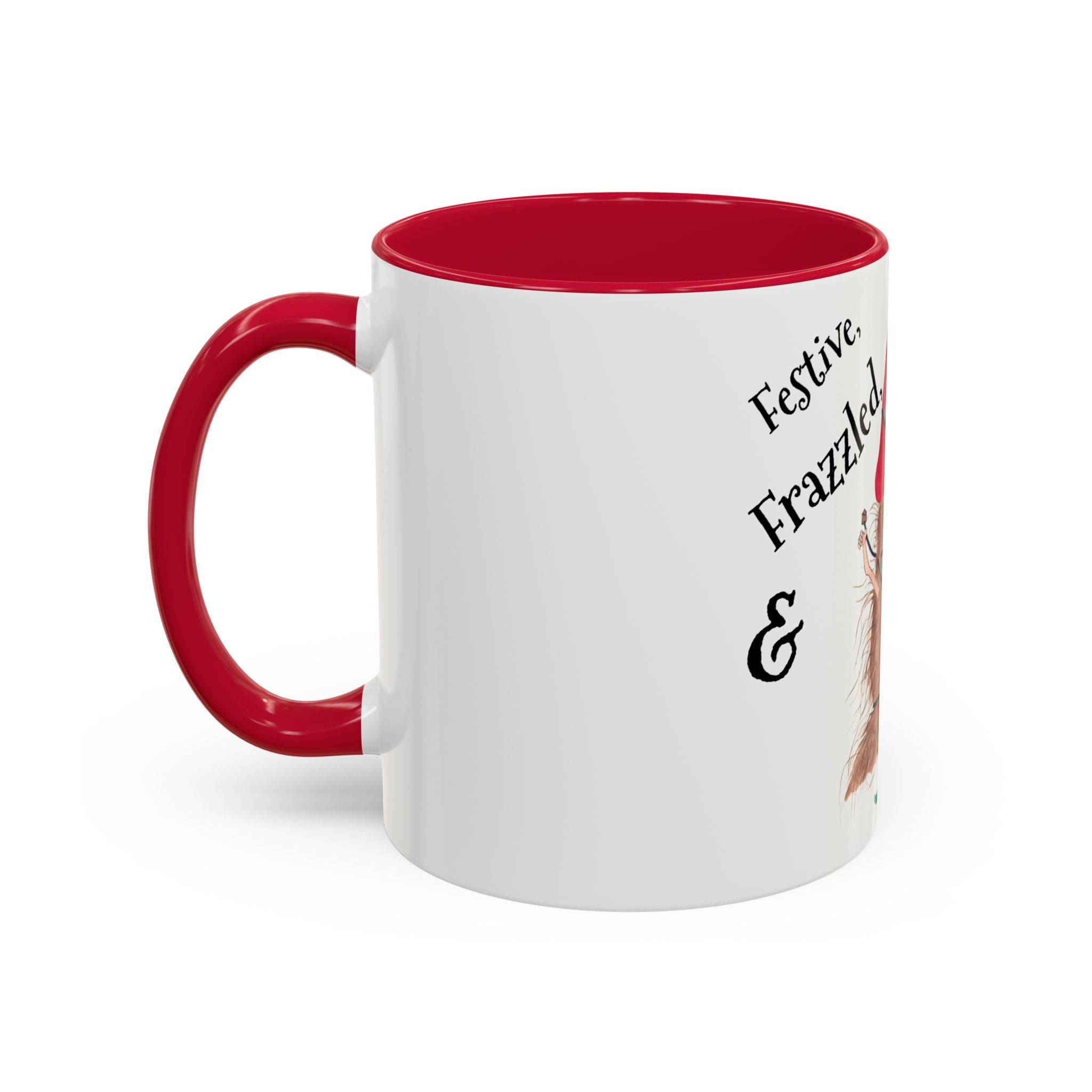 Festive, Frazzled & Fabulous Christmas Gnome Mug (11oz/15oz)