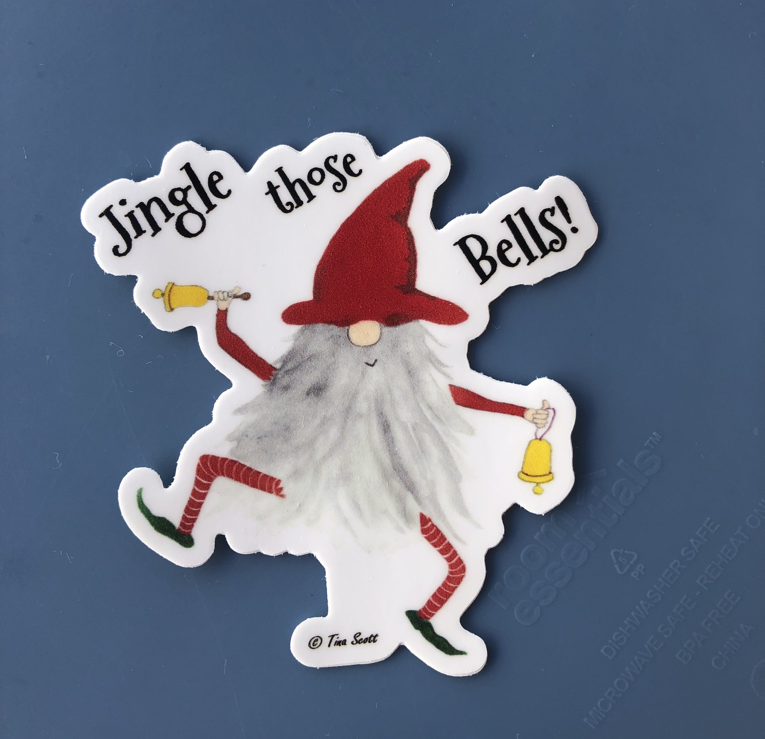 Jingle bells Gnome Sticker